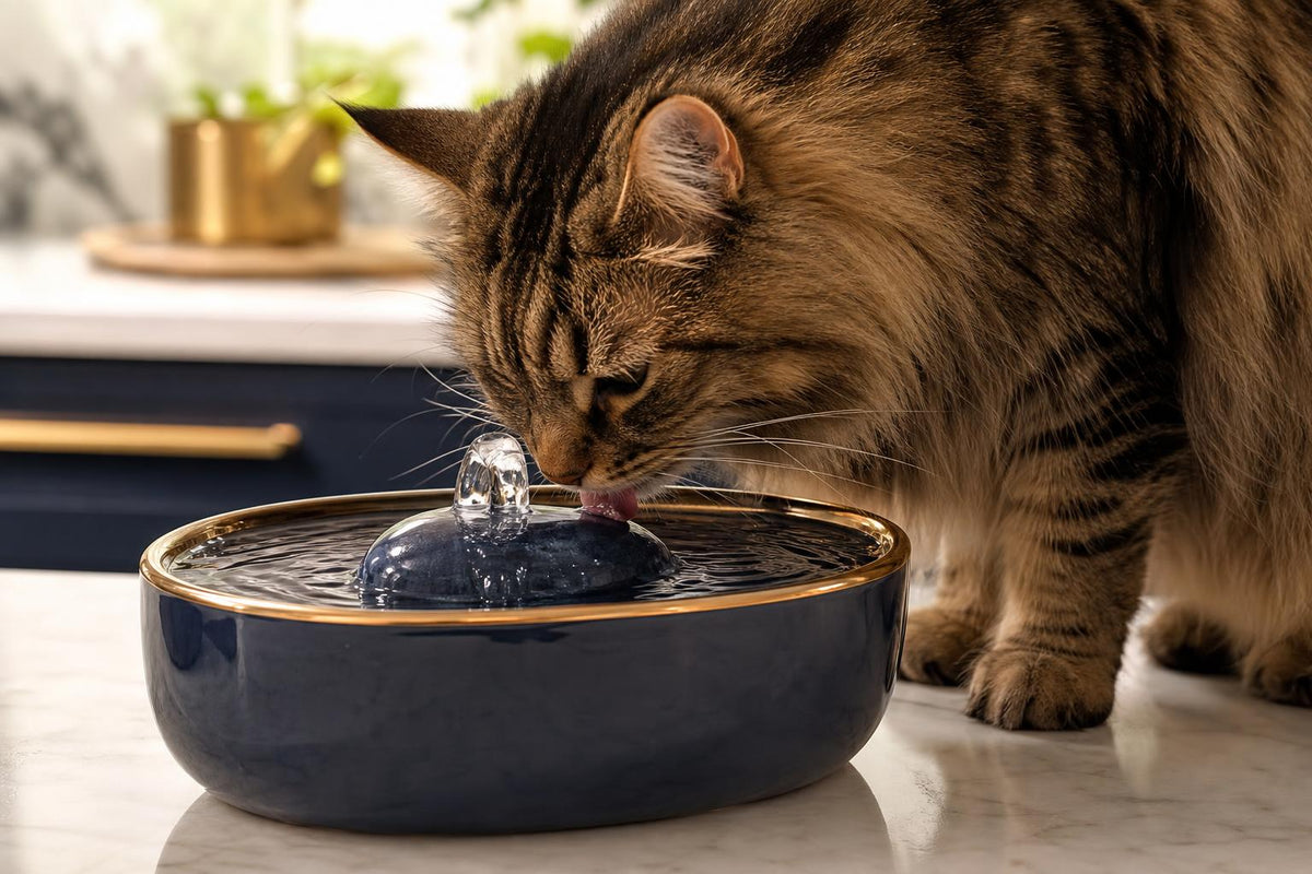 ¿Cuánta agua debe beber tu gato? Señales de que le falta hidratación