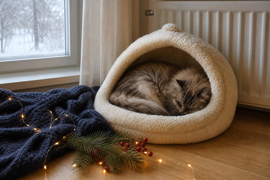 O seu gato tem frio? Do que precisa no inverno (e porque procura o radiador)
