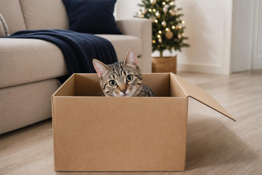 Porque é que os gatos adoram caixas (a ciência explica)