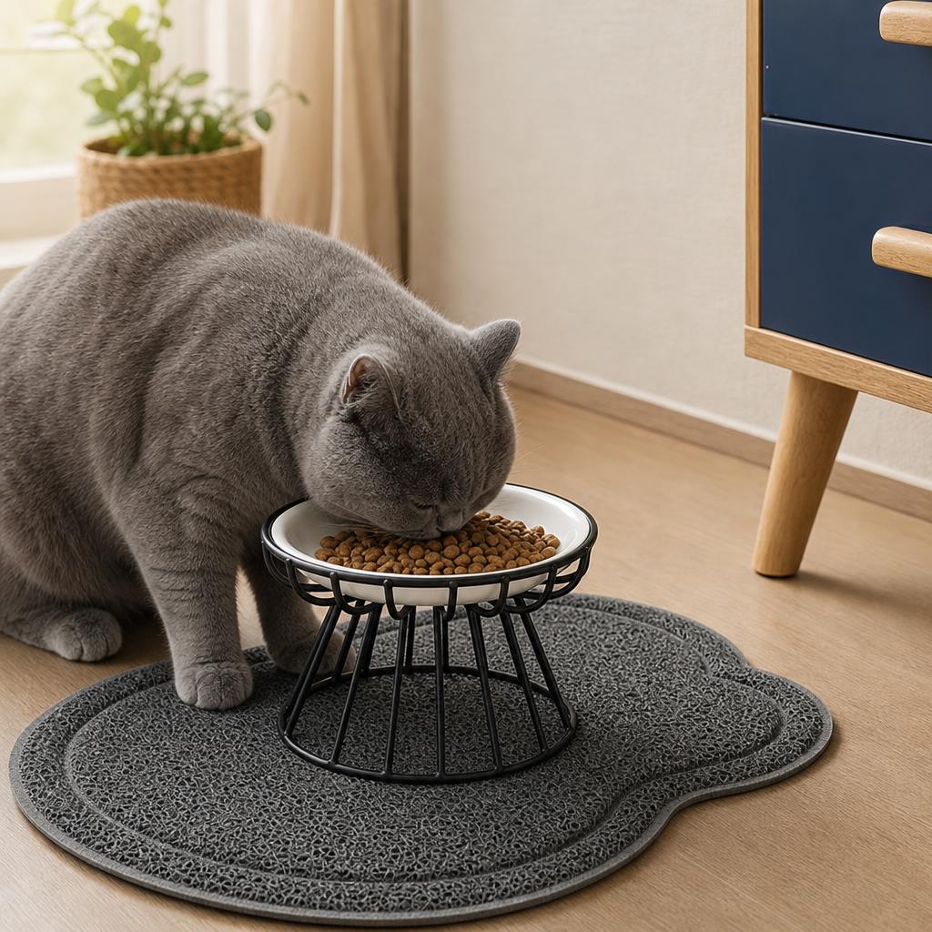 Erhöhter Keramiknapf für Katzen