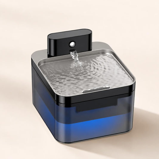 Kabelloser Trinkbrunnen mit Sensor · Edelstahl