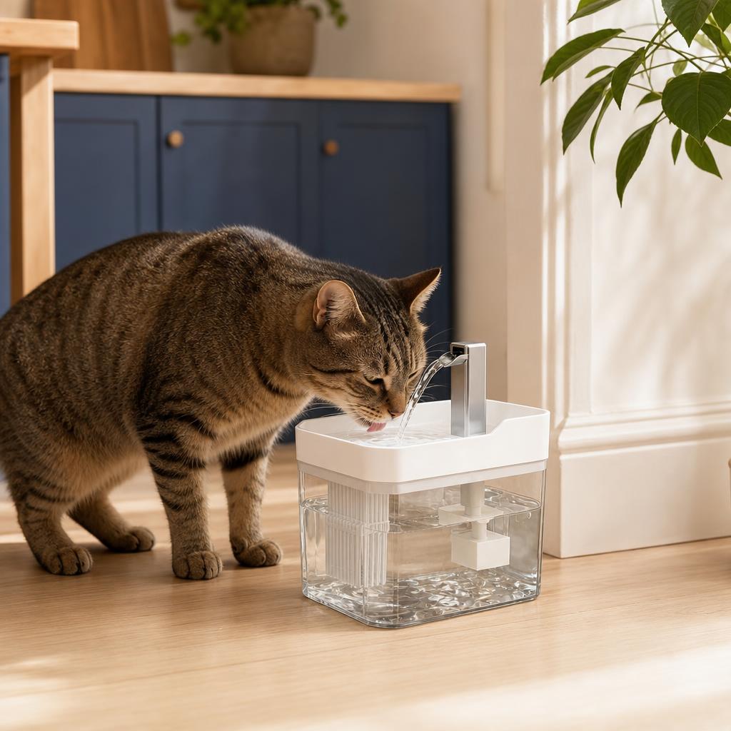 Cat water fountain with filter · 1.5 L
