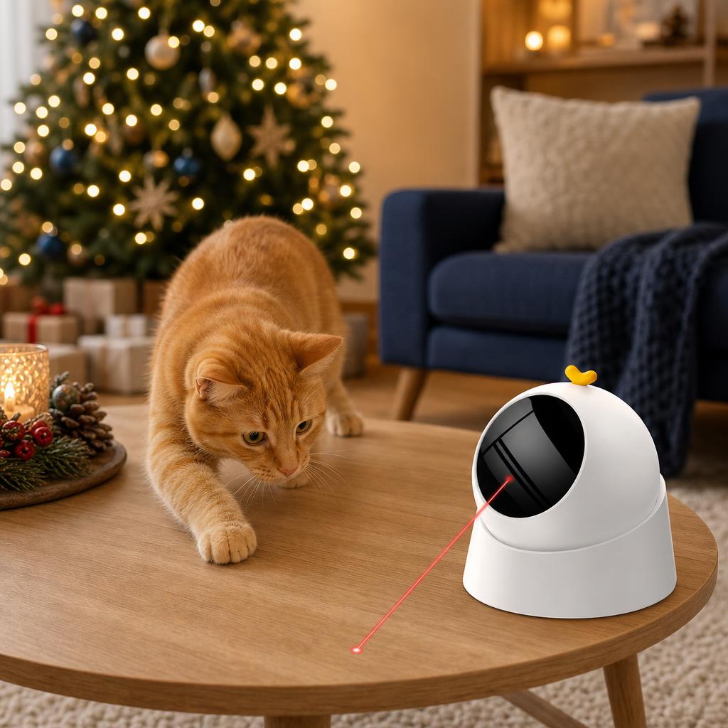 Automatic laser toy for cats